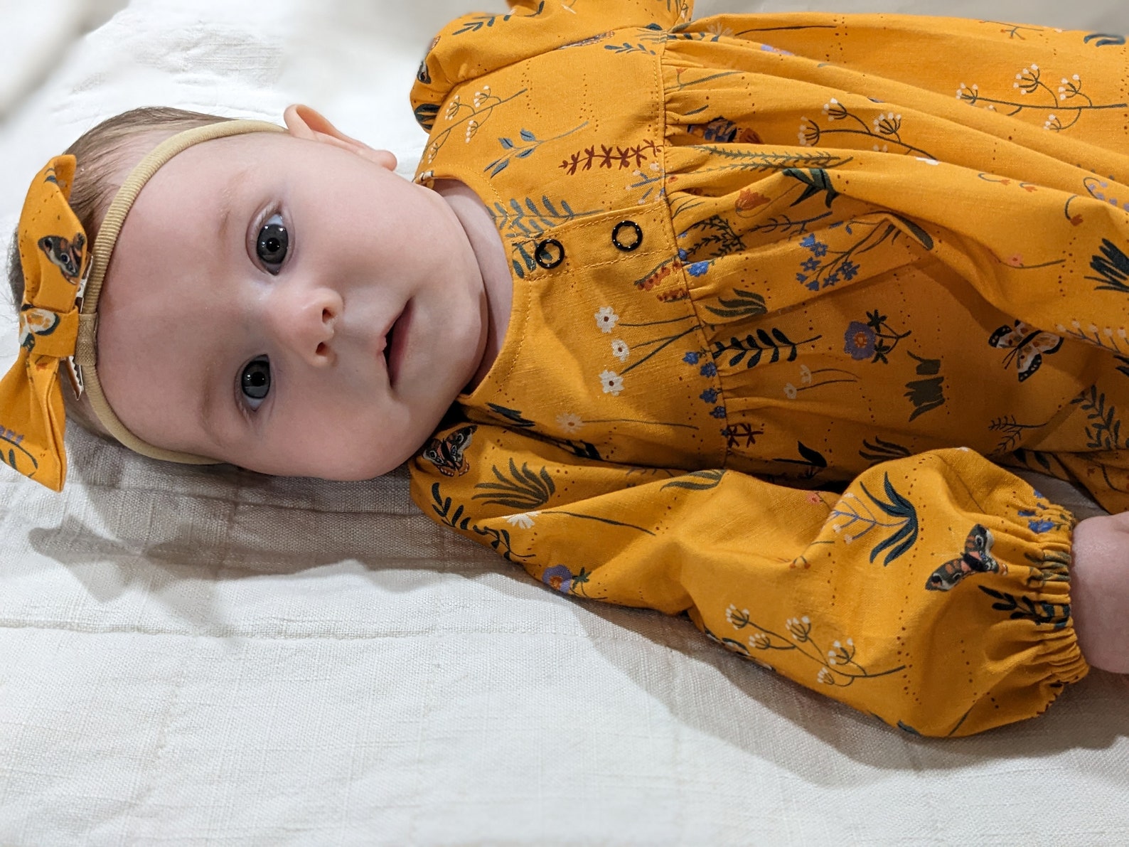New Baby Girl Full Sleeves Dress With Cap main image 0