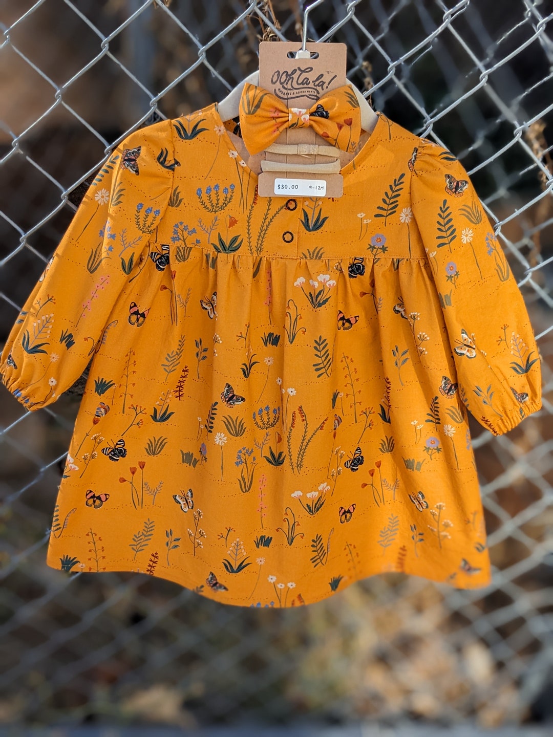 Spring Long Sleeve Girl's Dress & Top, Baby, Toddler, Kid Outfit - Etsy