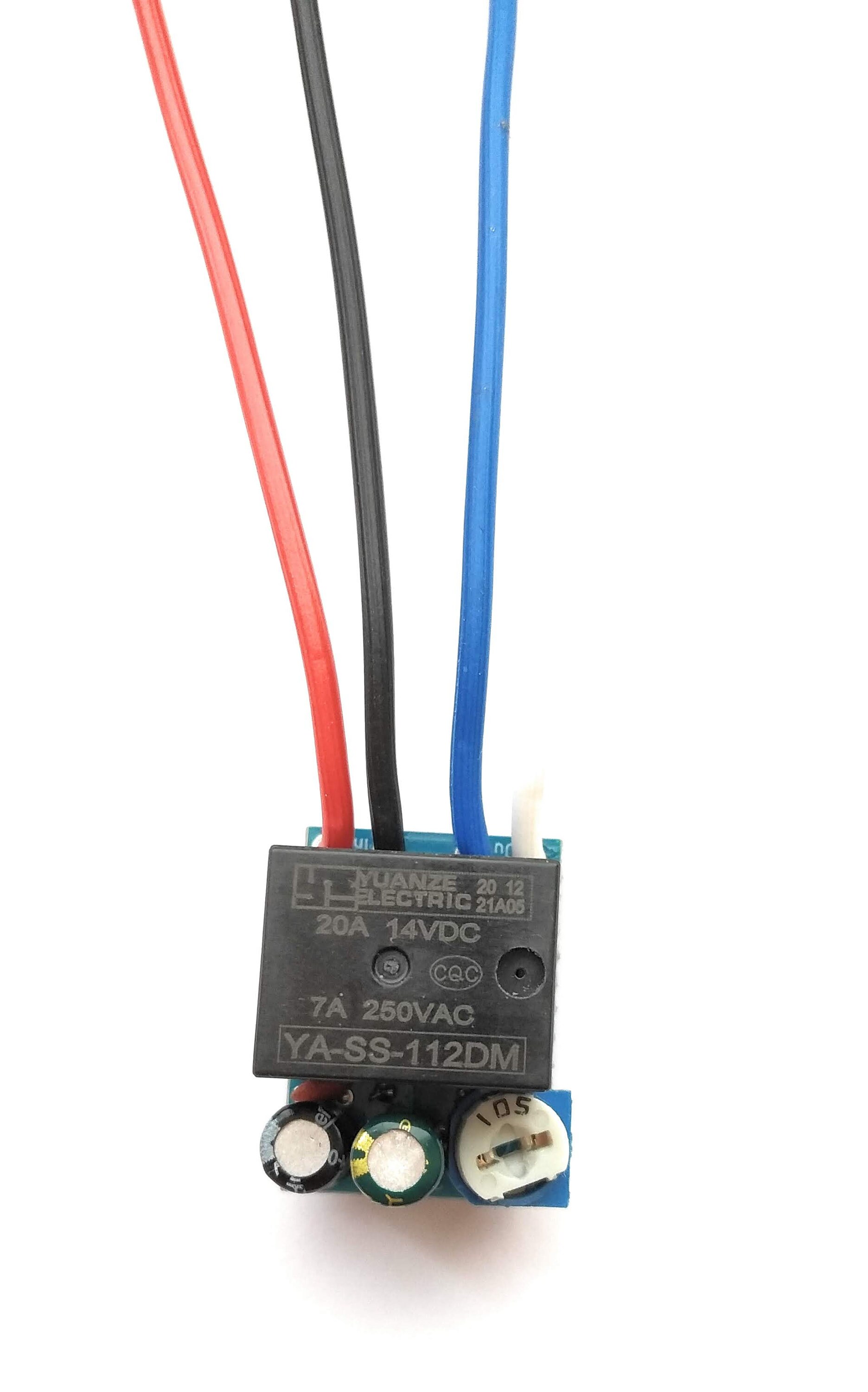 Relais für Licht-Einschaltverzögerung 15 Sekunden 12V 20A 3P Relais für Licht-Einschaltverzögerung 15 Sekunden 12V 20A 3P