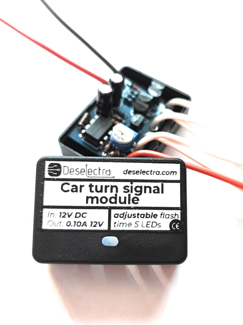 Adjustable LED 5-step Sequential Retrofit Flash Module Car Turn Signal ...