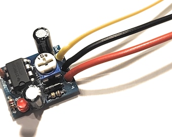 Convert Constant ON signal to adjustable 0-10 sec single pulse 12V Car Auto