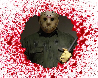 Jason Vorhees - Transparentes PNG/SVG - Halloween-Film - T-Shirts - Tassen - Becher - Geschenke - gruselig - gruselig