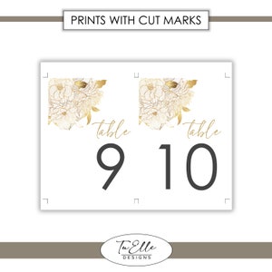 INSTANT DOWNLOAD Table Numbers Printable Numbers 1-40 - Etsy