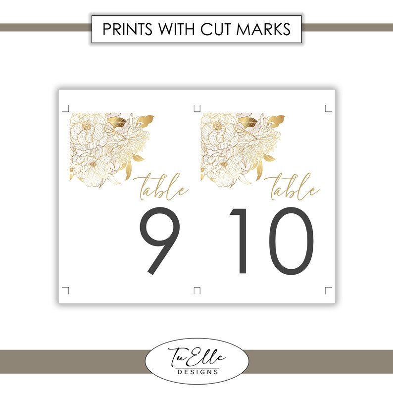 INSTANT DOWNLOAD Table Numbers Printable Numbers 1-40 - Etsy