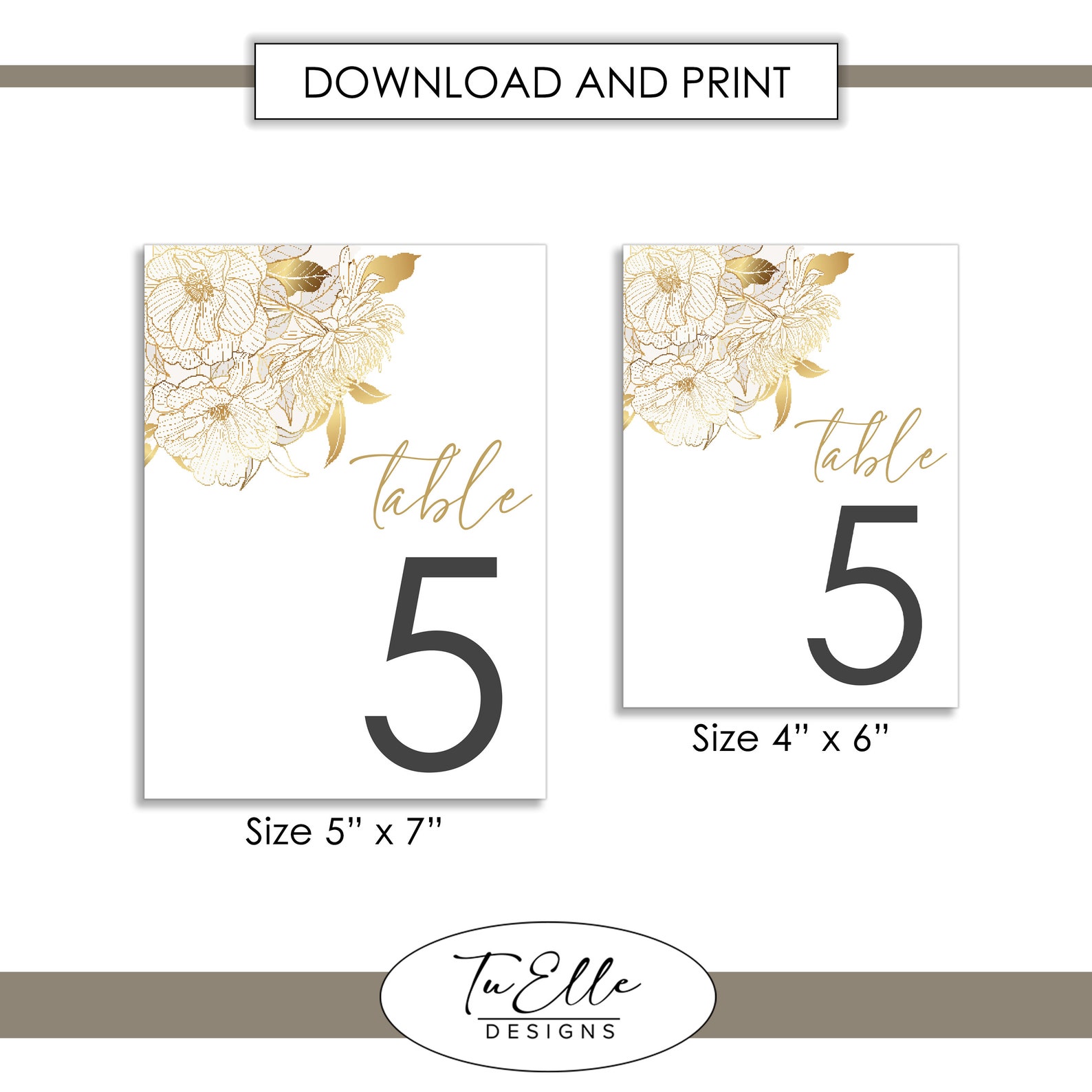 INSTANT DOWNLOAD Table Numbers Printable Numbers 1-40 - Etsy