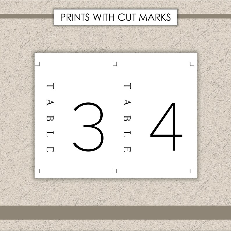 INSTANT DOWNLOAD Table Numbers Printable Numbers 1-40 - Etsy