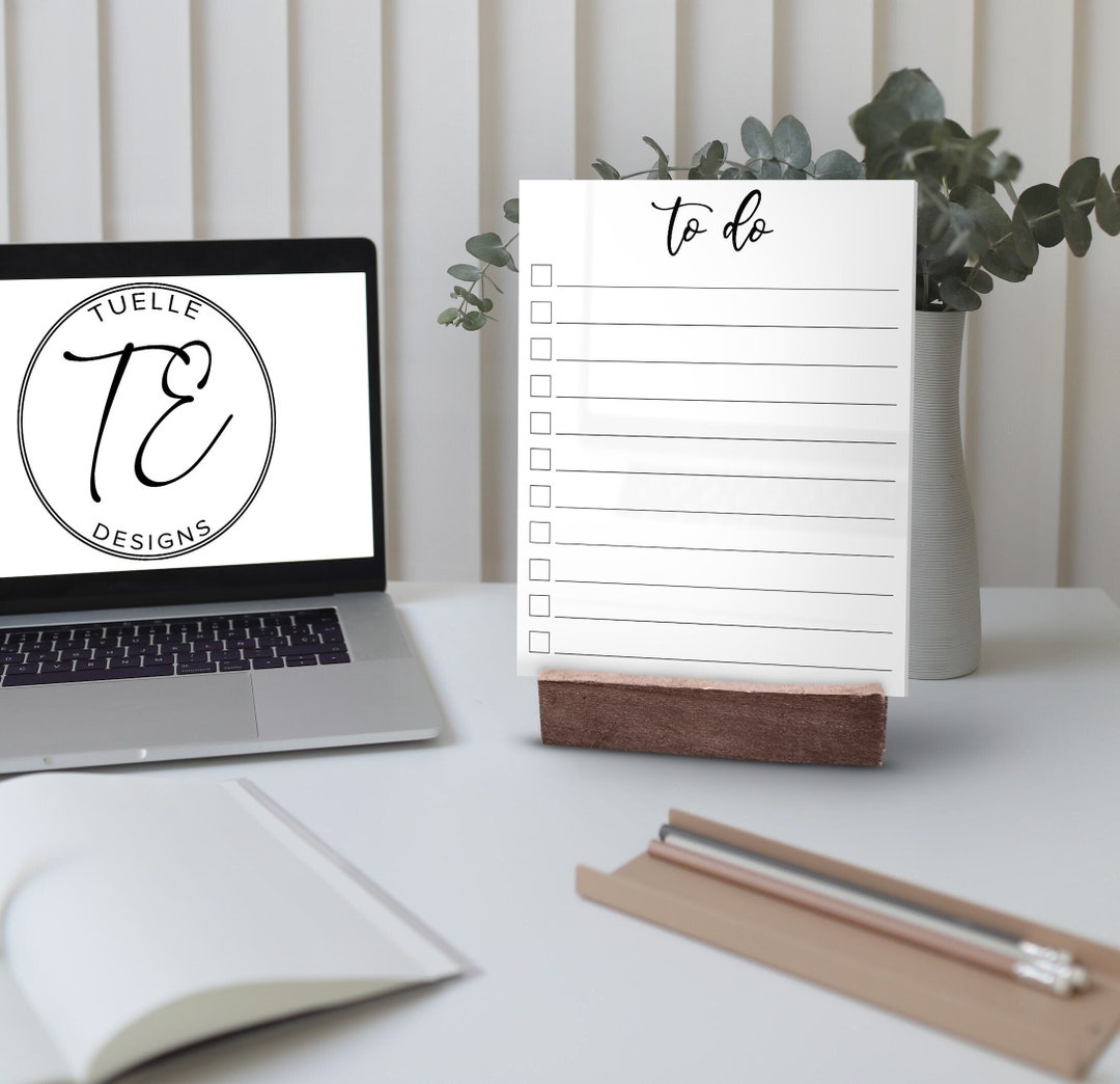 Acrylic to Do List, Dry Erase to Do List, Family Todo List, Board for Family Command Center