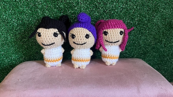 Kpop Demon Hunters Huntrix Crochet Pattern, Rumi, Zoey, Mira - Etsy
