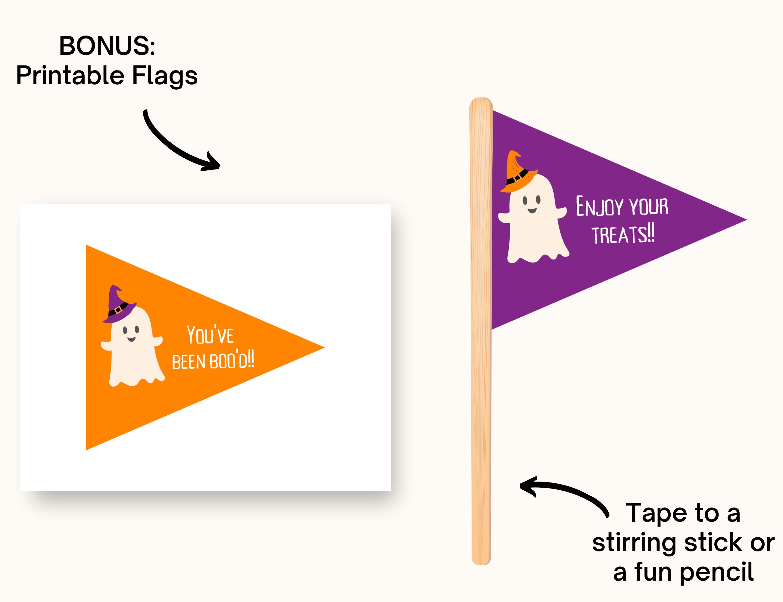 You've Been Boo'd Printable Signs | Halloween Game Kit PDF - Etsy