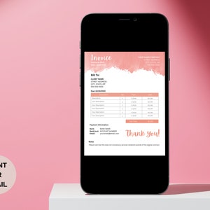 Fun Invoice Template for Creatives | Editable in Canva | 8.5x11'' PDF ...