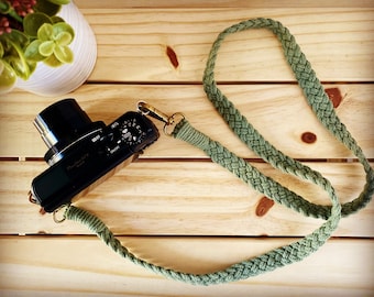 Macrame Crossbody Camera Strap | Braided Purse Strap