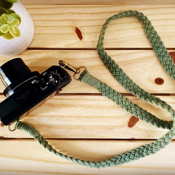 Macrame Crossbody Camera Strap | Braided Purse Strap