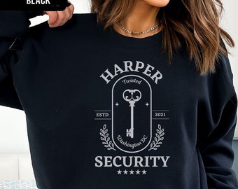 Harper Security Sweater Twisted Lies Sweatshirt Twisted Series Merch Ana Huang Gift Booktok Sweater Book Sweatshirt Book Gift SWGILTWIS01