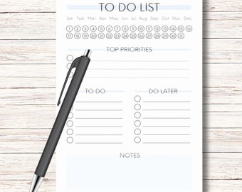 To Do List Notepad To Do Notepad Sticky Notes Gift for Coworker Custom Task List Notepad Lined Notepad Today's List Teacher To Do PSNPTODO01