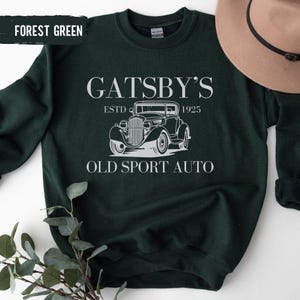 Great Gatsby Sweater Great Gatsby Sweatshirt Classic Literature Shirt New Teacher Sweatshirt Class Book Sweater Sweatshirt Gatsby SWGIGATS02
