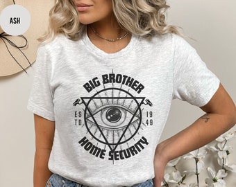 1984 Book Shirt Big Brother Shirt Vintage Literature Tshirt Class Literature Shirt Banned Books Tshirt Government T-shirt Political Shirt