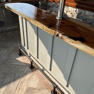 Red Cedar Live Edge Outdoor Bar Top - Etsy