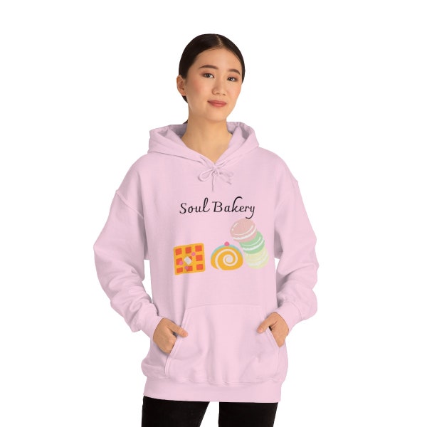 Kawaii Soul Bakery colorful Hoodie Unisex Heavy Blend Hooded Sweatshirt