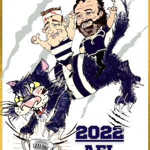 Geelong Cats 2022 Premiership Poster