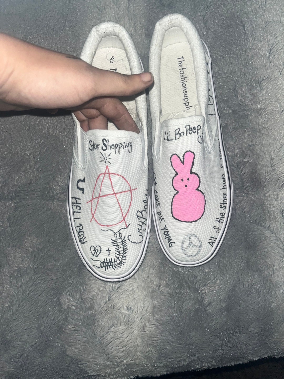 lil peep shoes custom