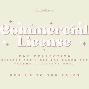 Basis uitgebreide commerciële licentie voor één collectie, verkoop tot 500 eenheden