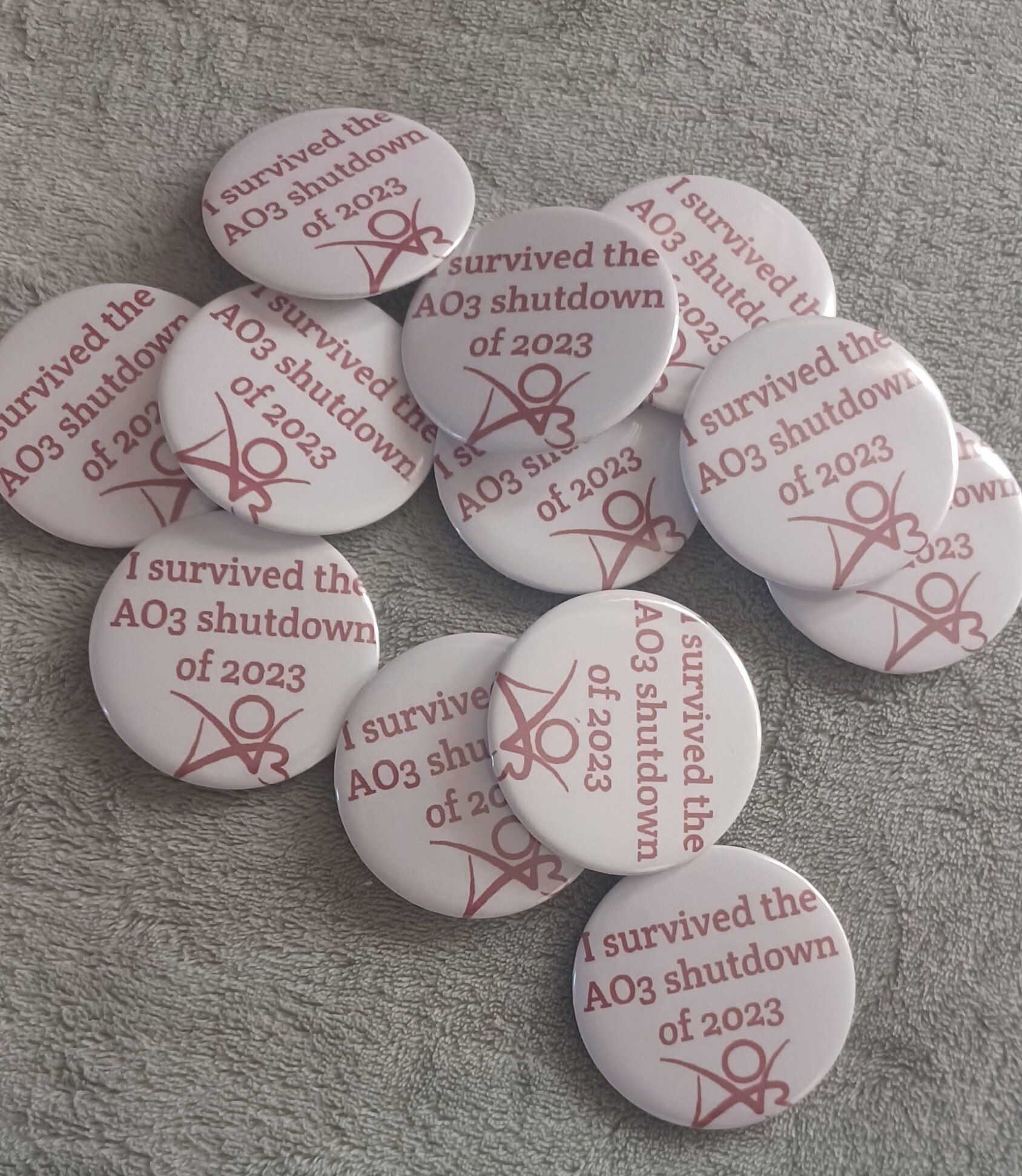 I Survived the AO3 Shutdown of 2023 Button - Etsy New Zealand