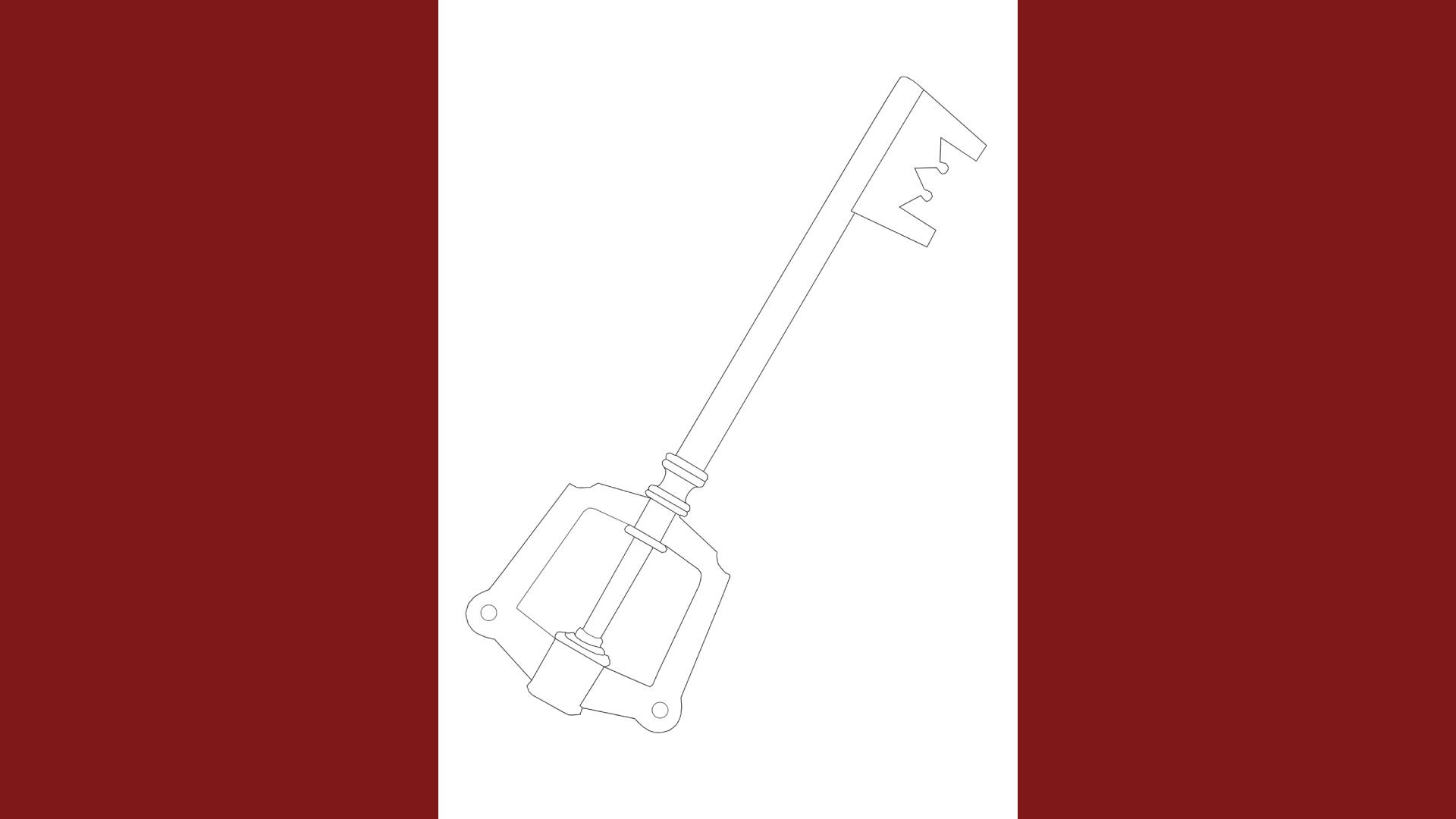 Sora Kingdom Keyblade Blueprint Kingdom Hearts Etsy Australia