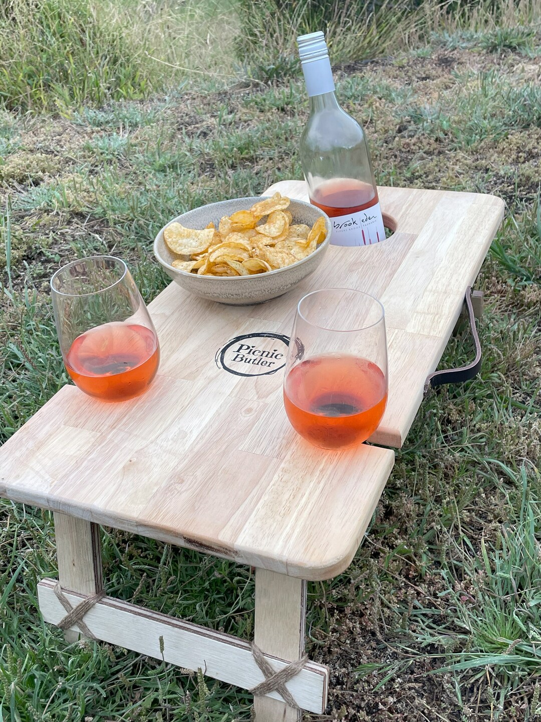Picnic Butler amoré Foldup Wine Table Handmade Gifts Sunset Cinemas
