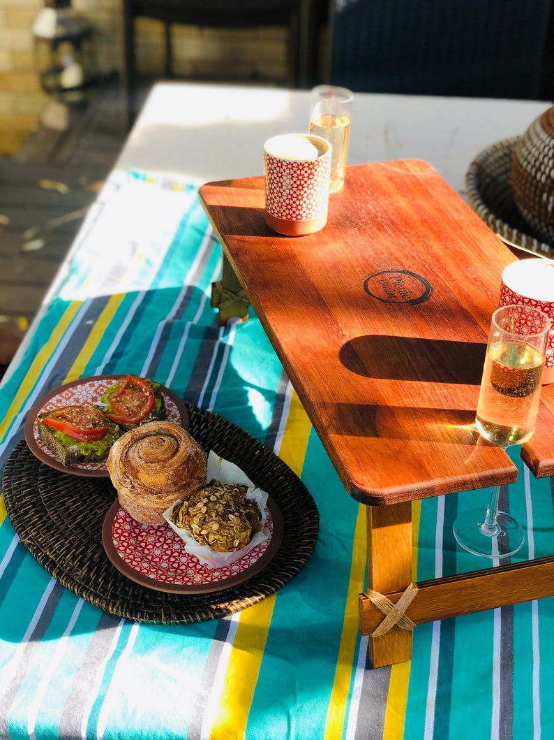 Picnic Butler amoré Foldup Wine Table Handmade Gifts Sunset Cinemas