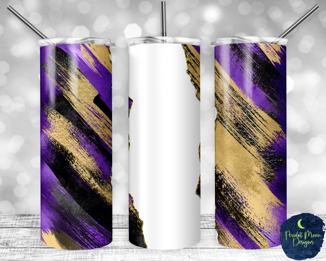Purple Black and Gold Matte Milky Way Tear Blank PNG Etsy