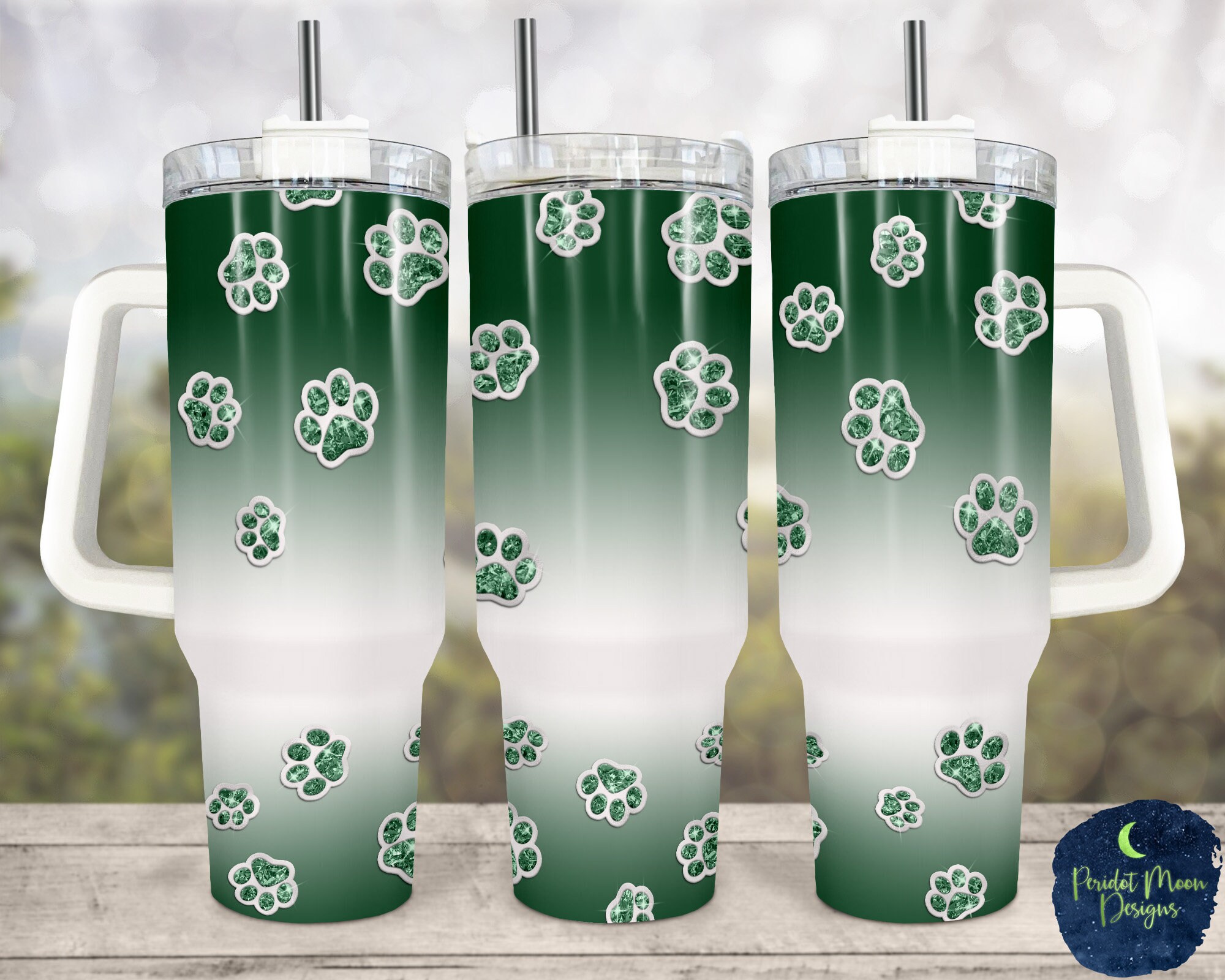 Dark Green Tumbler - Etsy