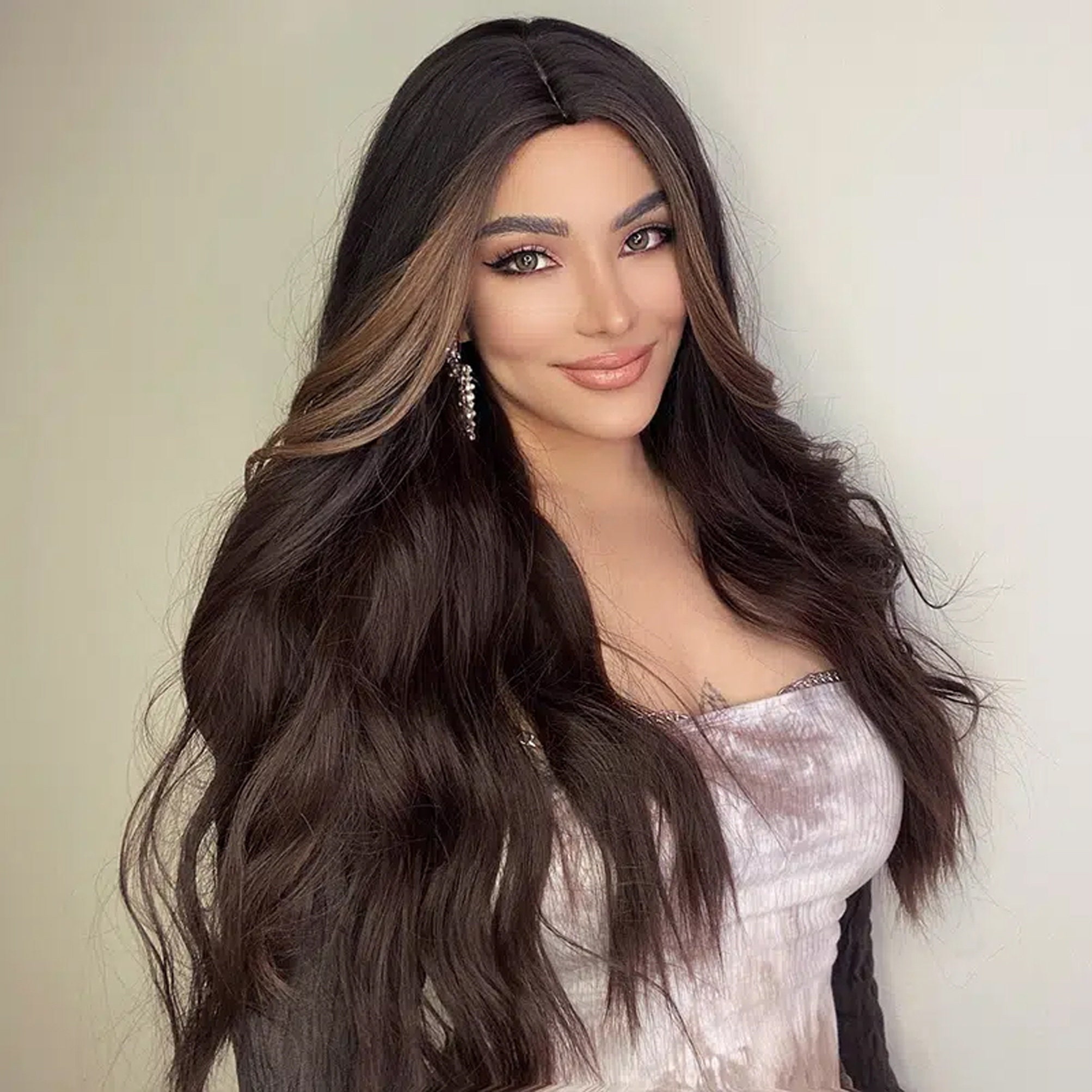 Long Black Wig - Etsy Long Black Wig - Etsy