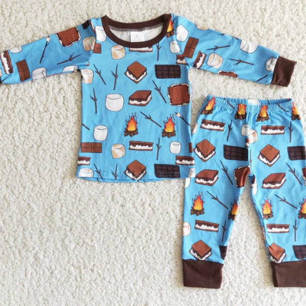 Camping Theme Pajamas Etsy