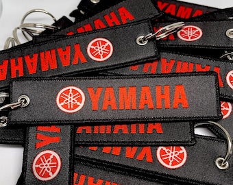 Yamaha Motorcycle Keychain | Yamaha Jet Tag | Yamaha Keychain | Woven Keychain | Jet Tag | Motorcycle Keychain | Keyring