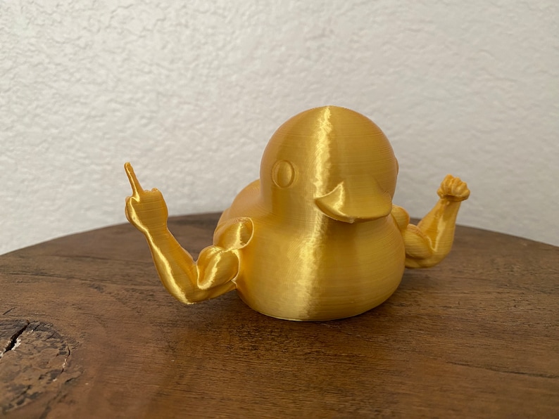 Middle Finger Duck Muscular rubber Duck Etsy