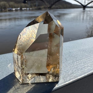 Citrine Tower | Abundance | Wealth | Sunshine | Quartz