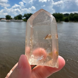 Stunning Rare Raw Golden Healer Lemurian Point