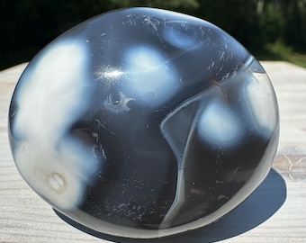 Orca Agate Gallet Crystal - #2