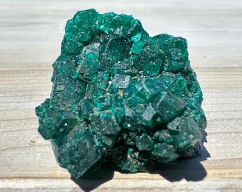Dioptase Specimen Crystal Cluster - #8