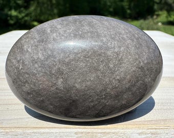 Silver Sheen Obsidian Palm Stone from Mexico - #4