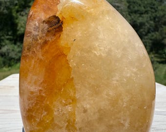 Gorgeous Golden Healer Quartz Crystal Freeform - #1