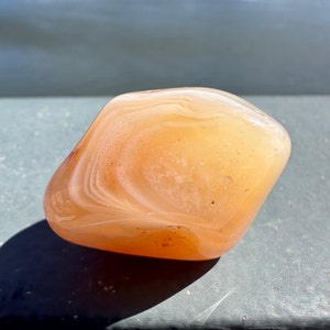 XL Apricot Agate Tumbled Stone