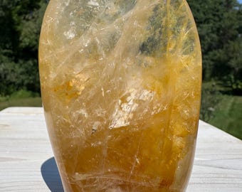Gorgeous Golden Healer Quartz Crystal Freeform - #2