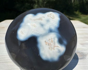 Orca Agate Gallet Crystal - #1