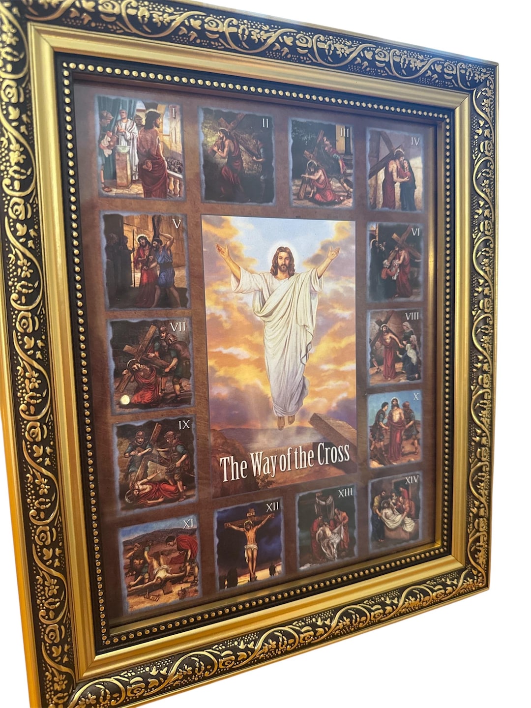 Gerffert Stations of the Cross Framed Print - Etsy