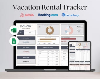 Tracker di proprietà in affitto Foglio di calcolo per proprietari di immobili Entrate e spese multi-proprietà Excel Fogli Google Contabilità di affitto Tracker di pagamento dell'affitto