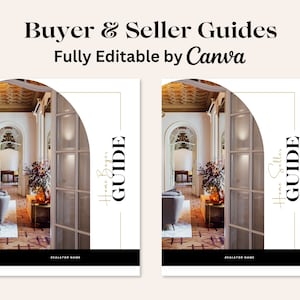 Real Estate Listing Presentation, Buyer Presentation and Seller Presentation Template, Printable Home Seller and Home Buyer Guide Template