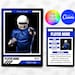 Football Trading Cards Template, Customizable Player Card Canva ...