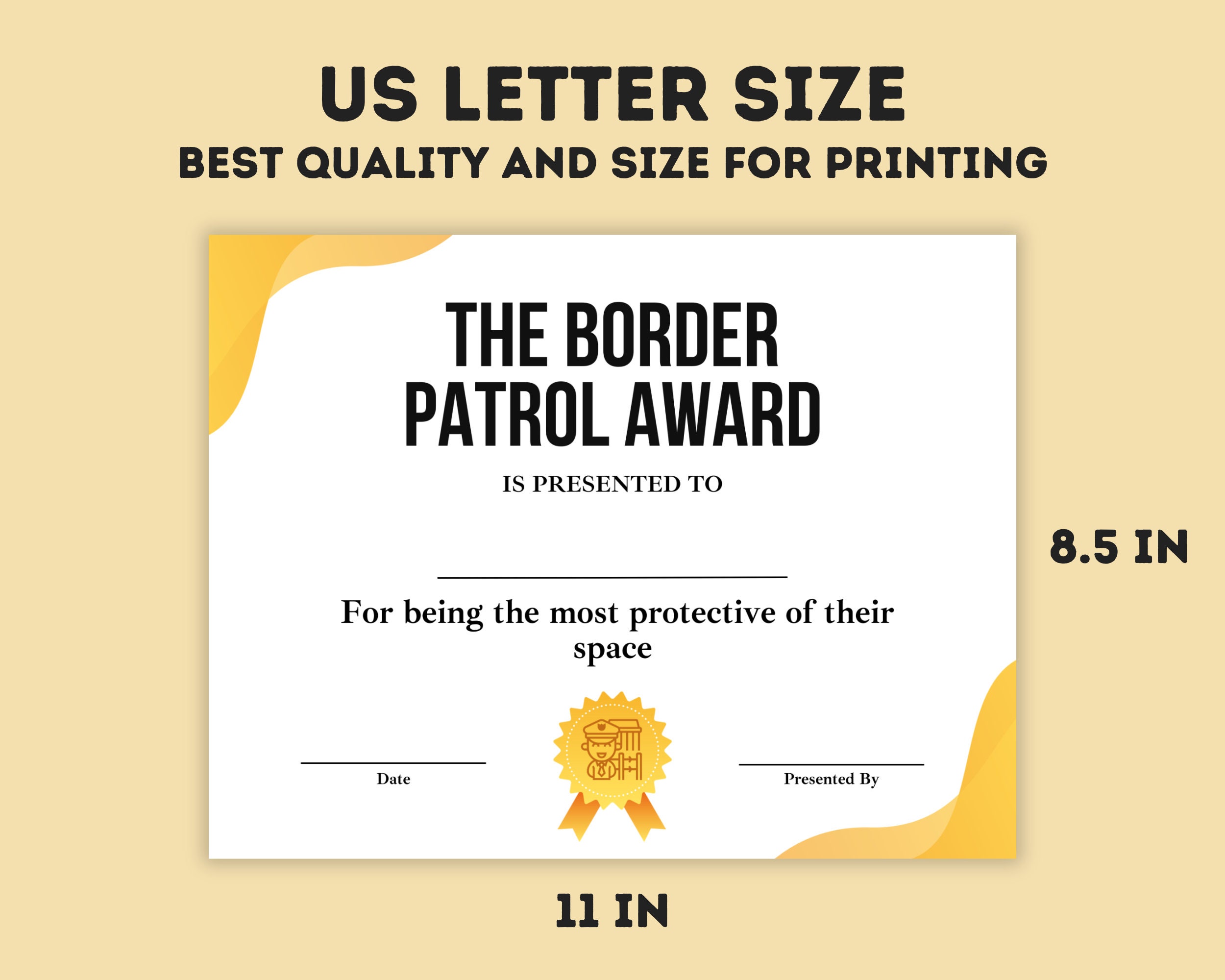 Employee Appreciation Gifts Award Certificates, 40 Printable and