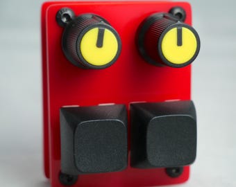 midiMe Compact Midi Controller with 2 Note Buttons 2 Potentiometers and LEDs